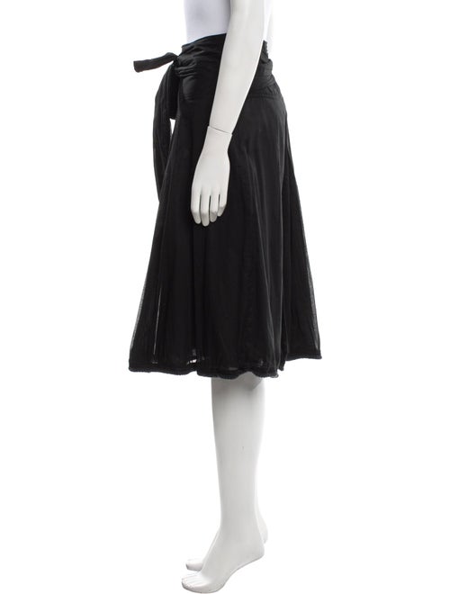 Burberry London Pleated Accents Knee-Length Skirt