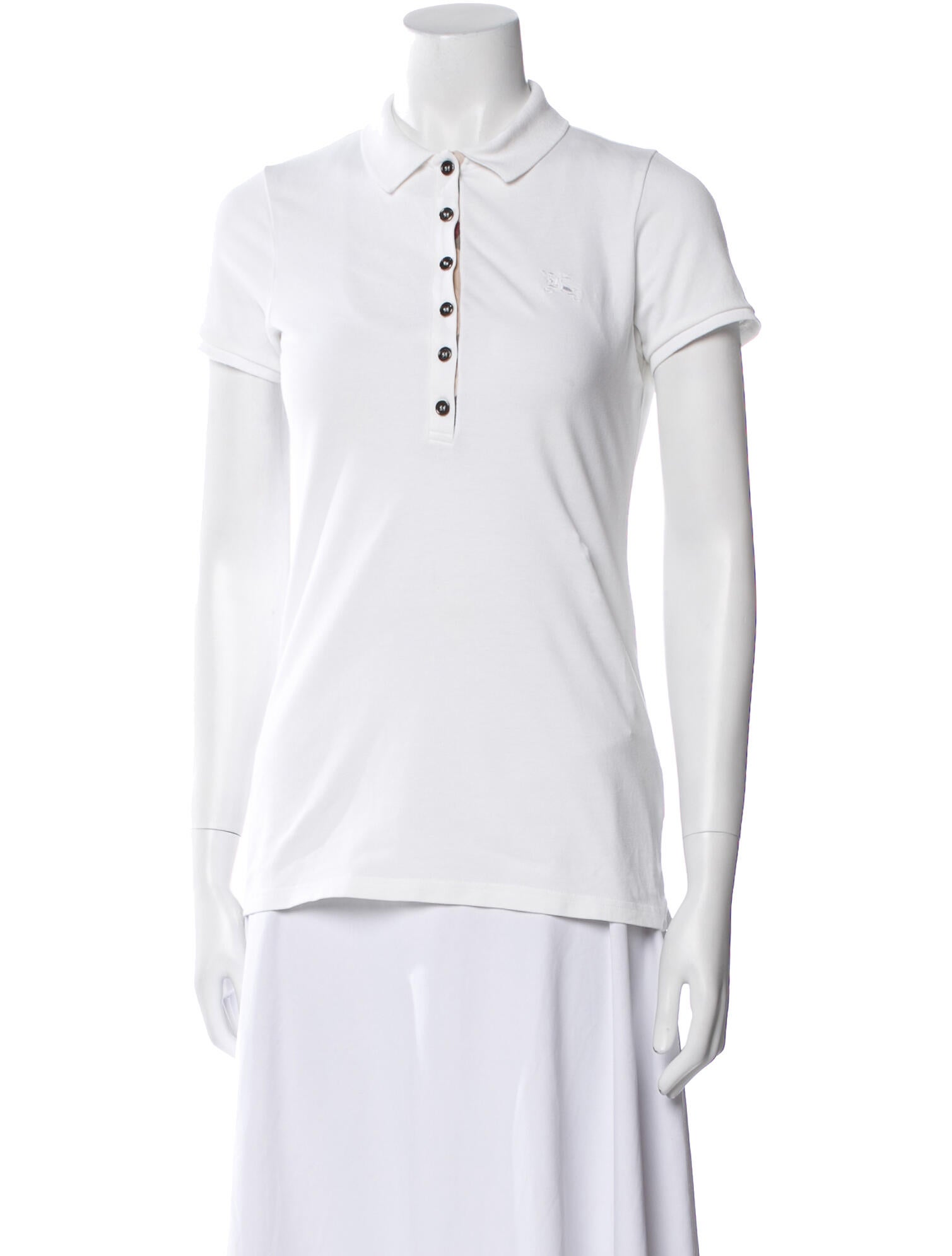 Burberry Brit V-Neck Short Sleeve Polo