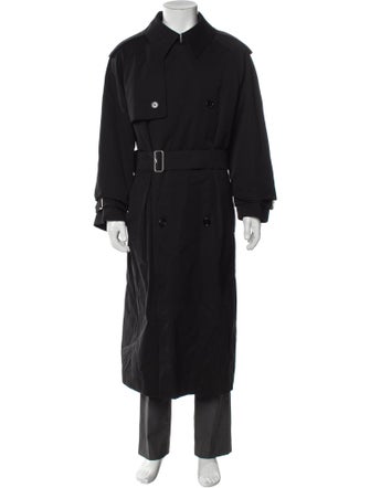 Burberry Nova Check Pattern Trench Coat