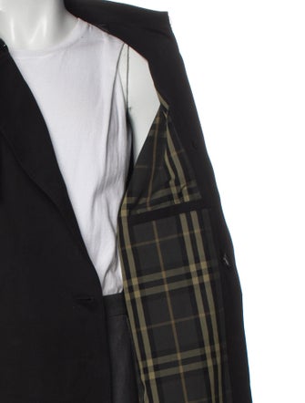 Burberry Nova Check Pattern Trench Coat