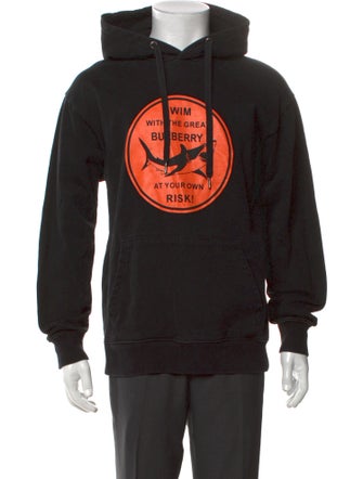 Burberry Graphic Print Crew Neck Hoodie