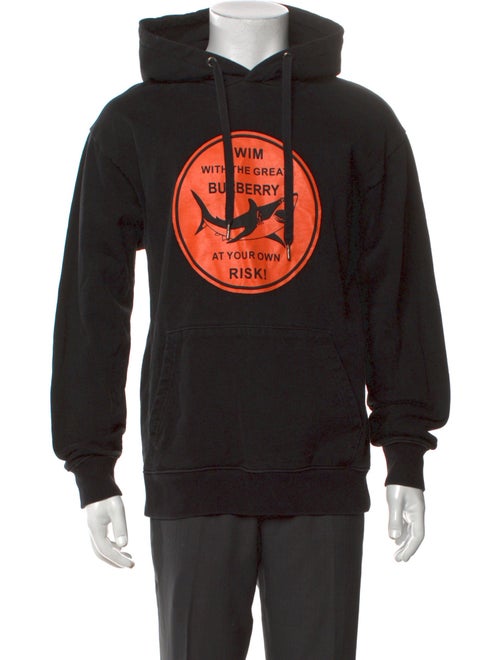 Burberry Graphic Print Crew Neck Hoodie