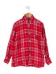 Burberry's Boys' Printed Button Up Shirts