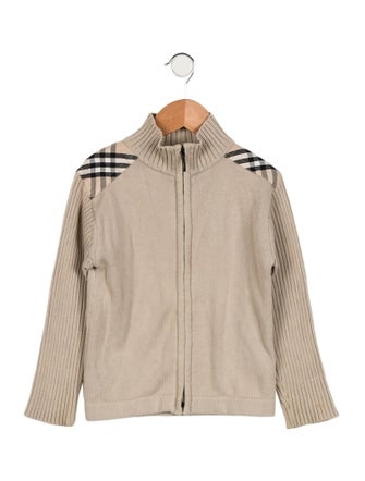 Burberry Boys' Neutral Knit Sweater