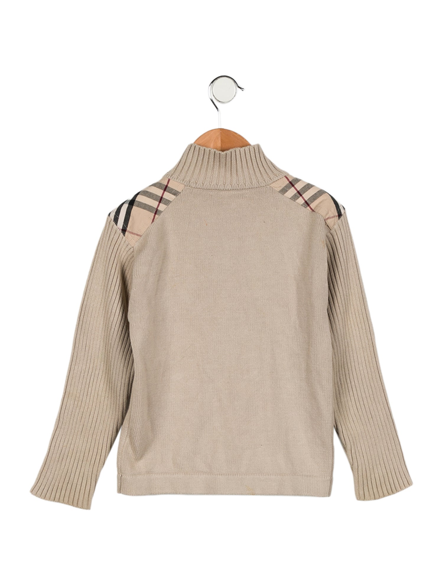 Burberry Boys' Neutral Knit Sweater