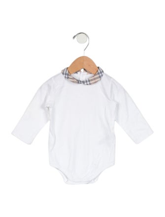Burberry Infant Kids' Long Sleeve Onesie