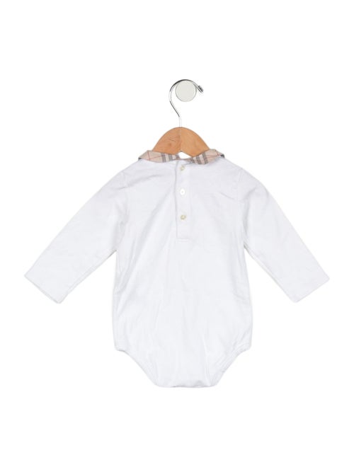Burberry Infant Kids' Long Sleeve Onesie