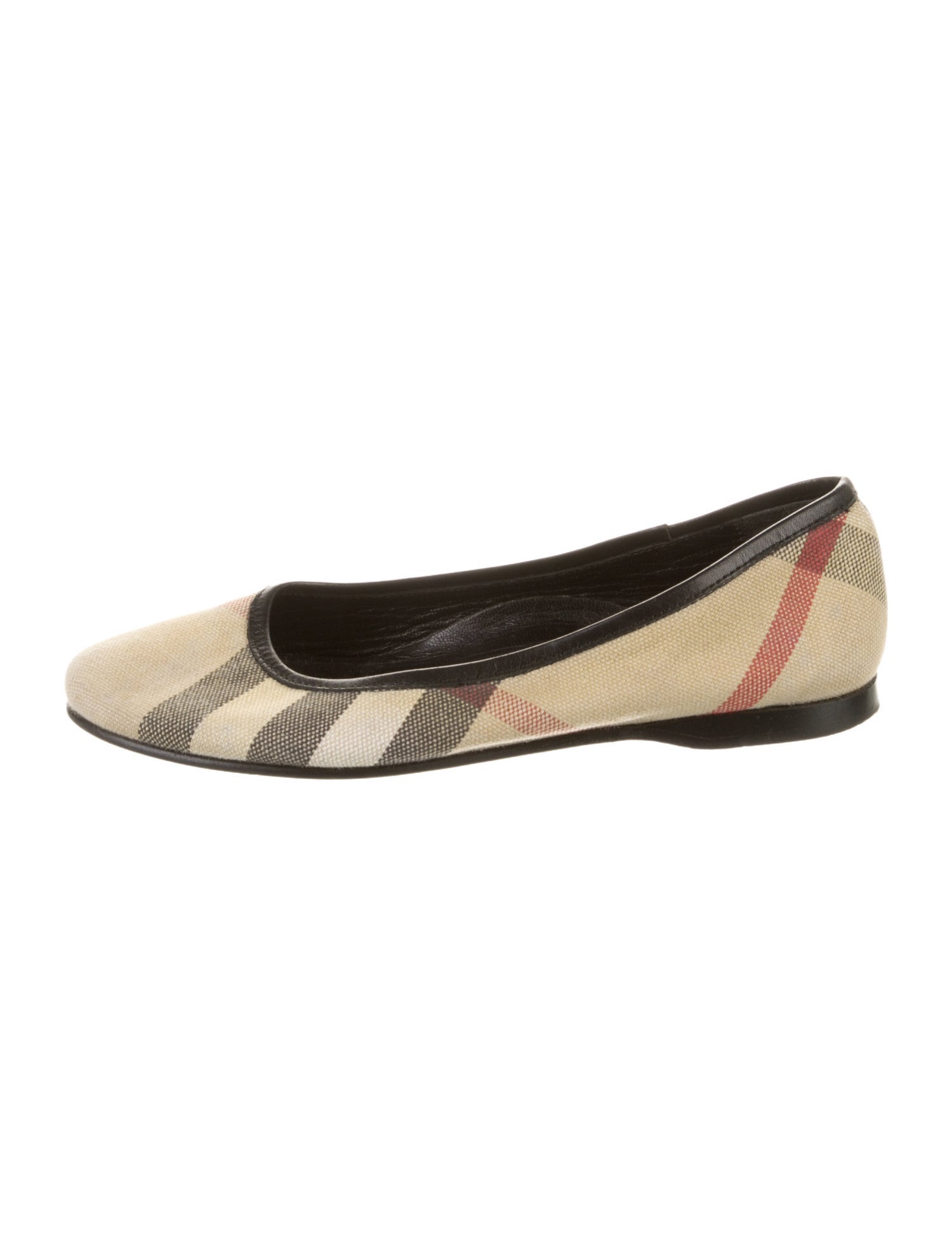 Burberry Girls' Checkprint Ballet Flats