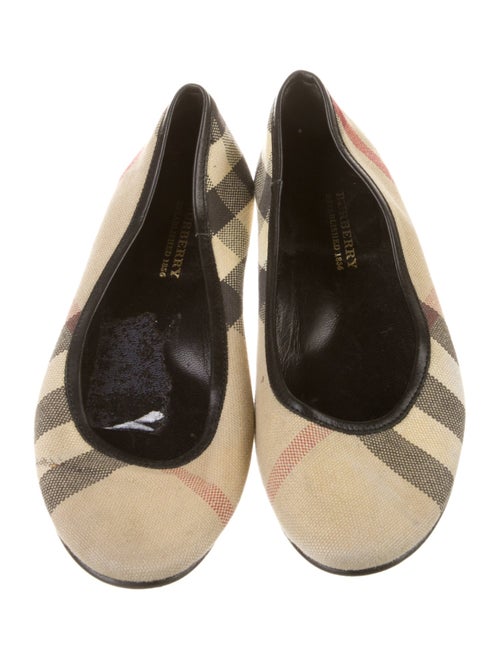 Burberry Girls' Checkprint Ballet Flats