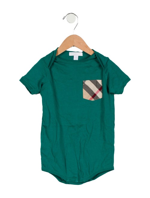 Burberry Girls' Short Sleeve All-In_one
