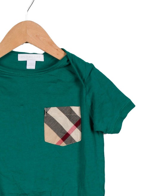 Burberry Girls' Short Sleeve All-In_one