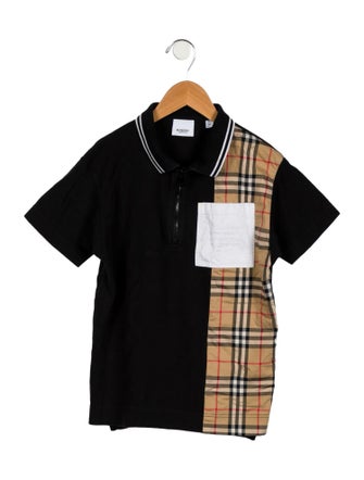 Burberry Boys' Check Polo Shirt