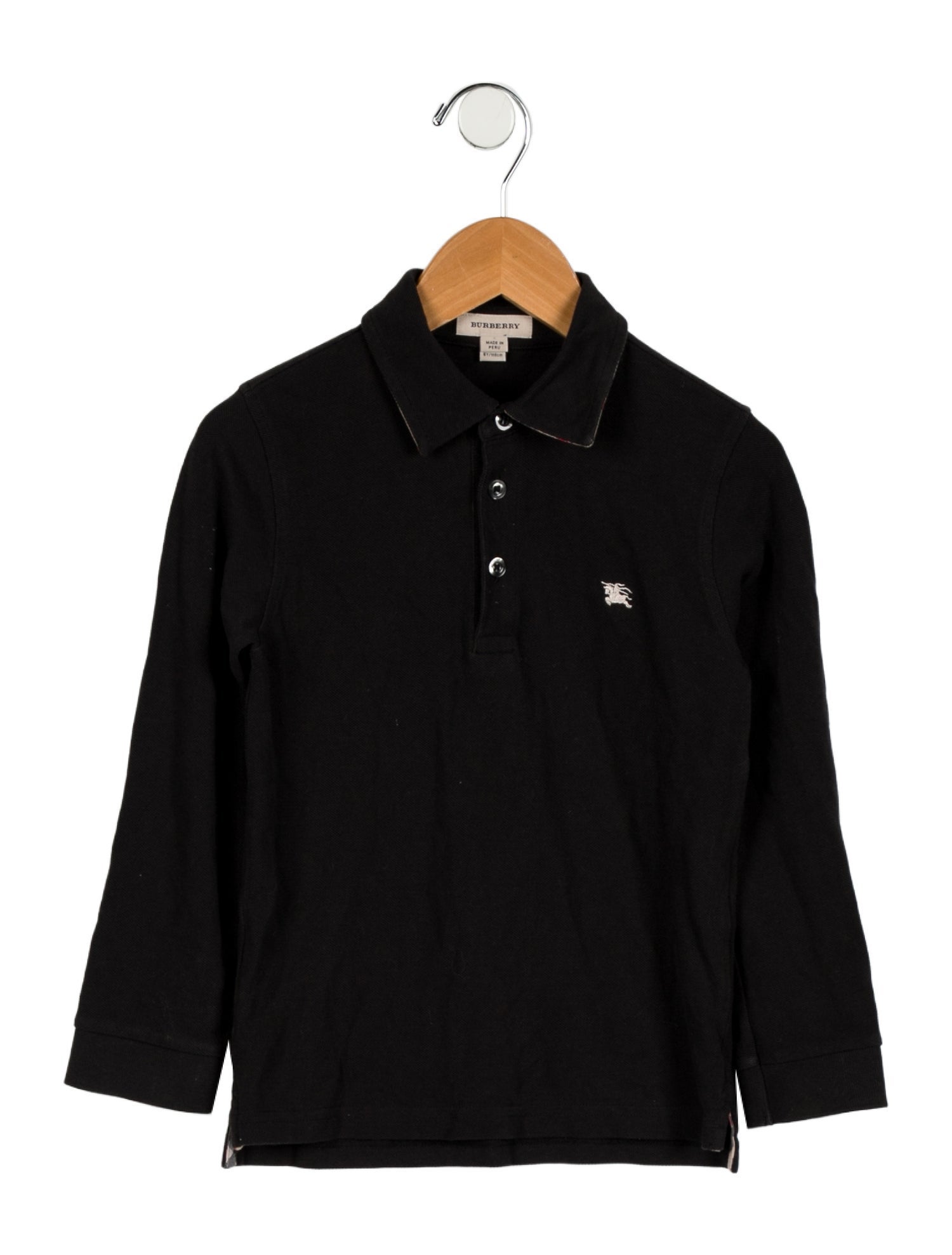 Burberry Boys' Long Sleeve Polo Shirt