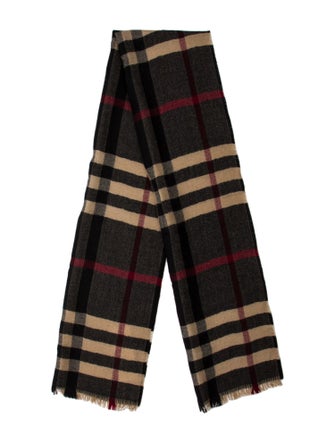 Burberry Wool House Check Pattern Scarf