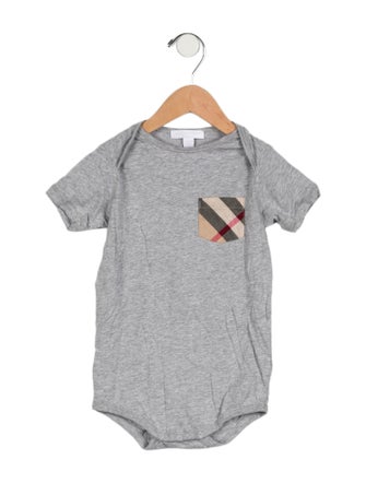 Burberry Girls' Casual Short Sleeve Romper