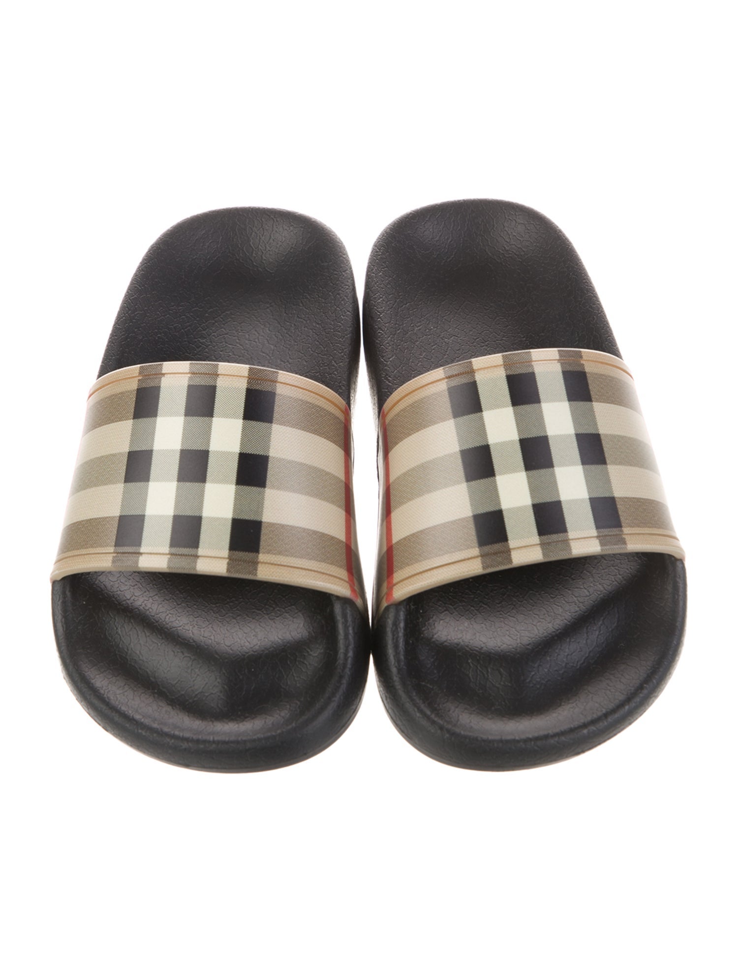 Burberry Boys' Signature Check Rubber Slide