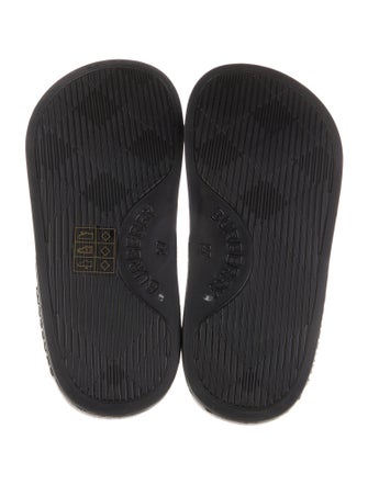 Burberry Boys' Signature Check Rubber Slide