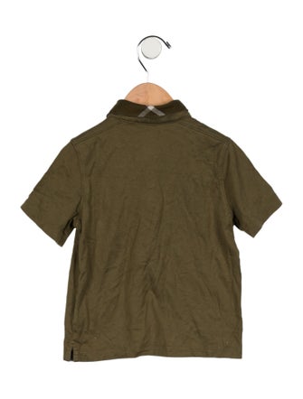 Burberry London Boys' Short Sleeve Polo Shirt