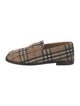 Burberry House Check Pattern Wool Loafers