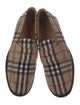 Burberry House Check Pattern Wool Loafers
