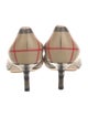 Burberry Aubri House Check Pattern Pumps