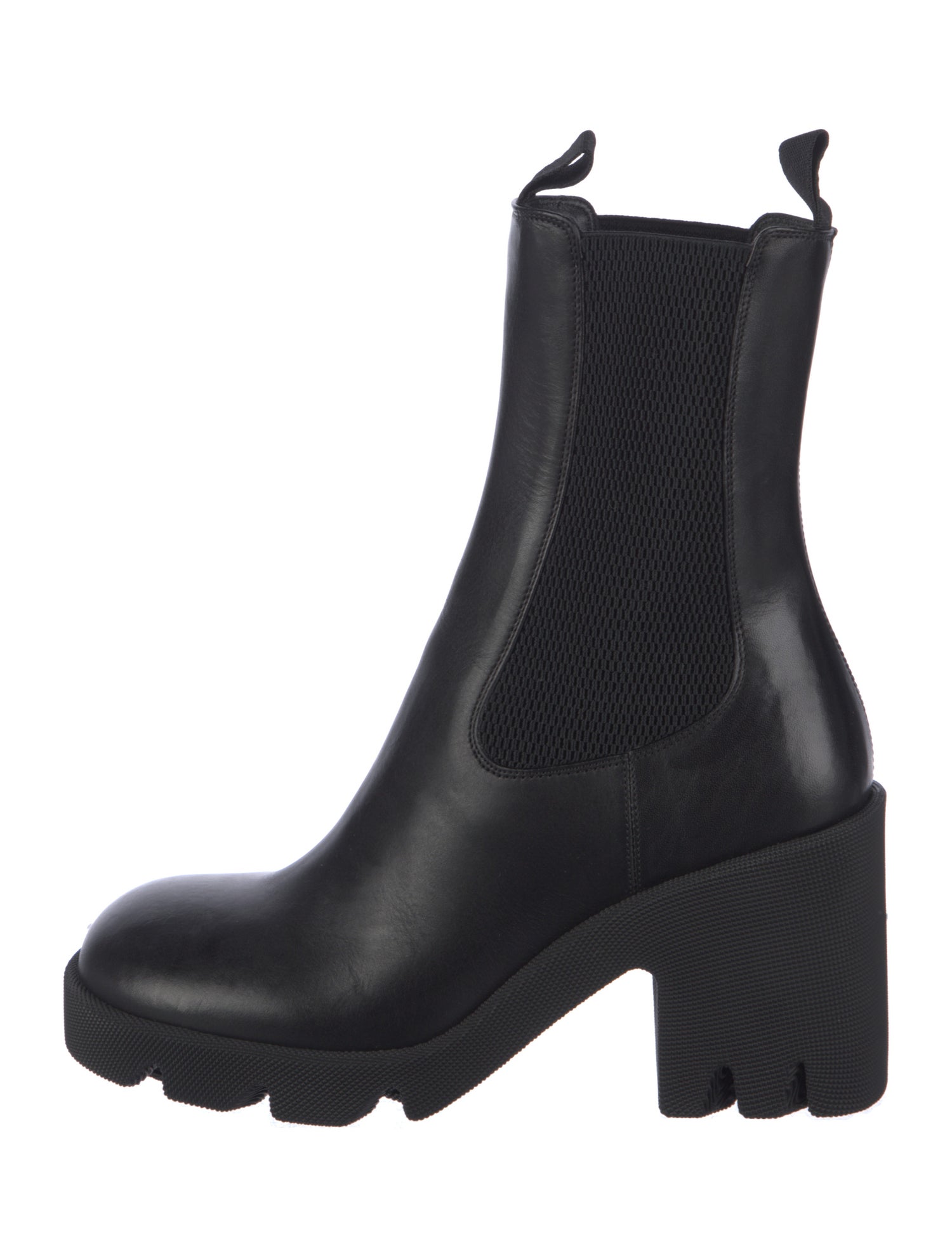 Burberry Leather Chelsea Boots