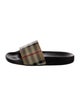 Burberry Boys' Burberry Check Pattern Slides