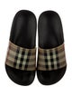 Burberry Boys' Burberry Check Pattern Slides