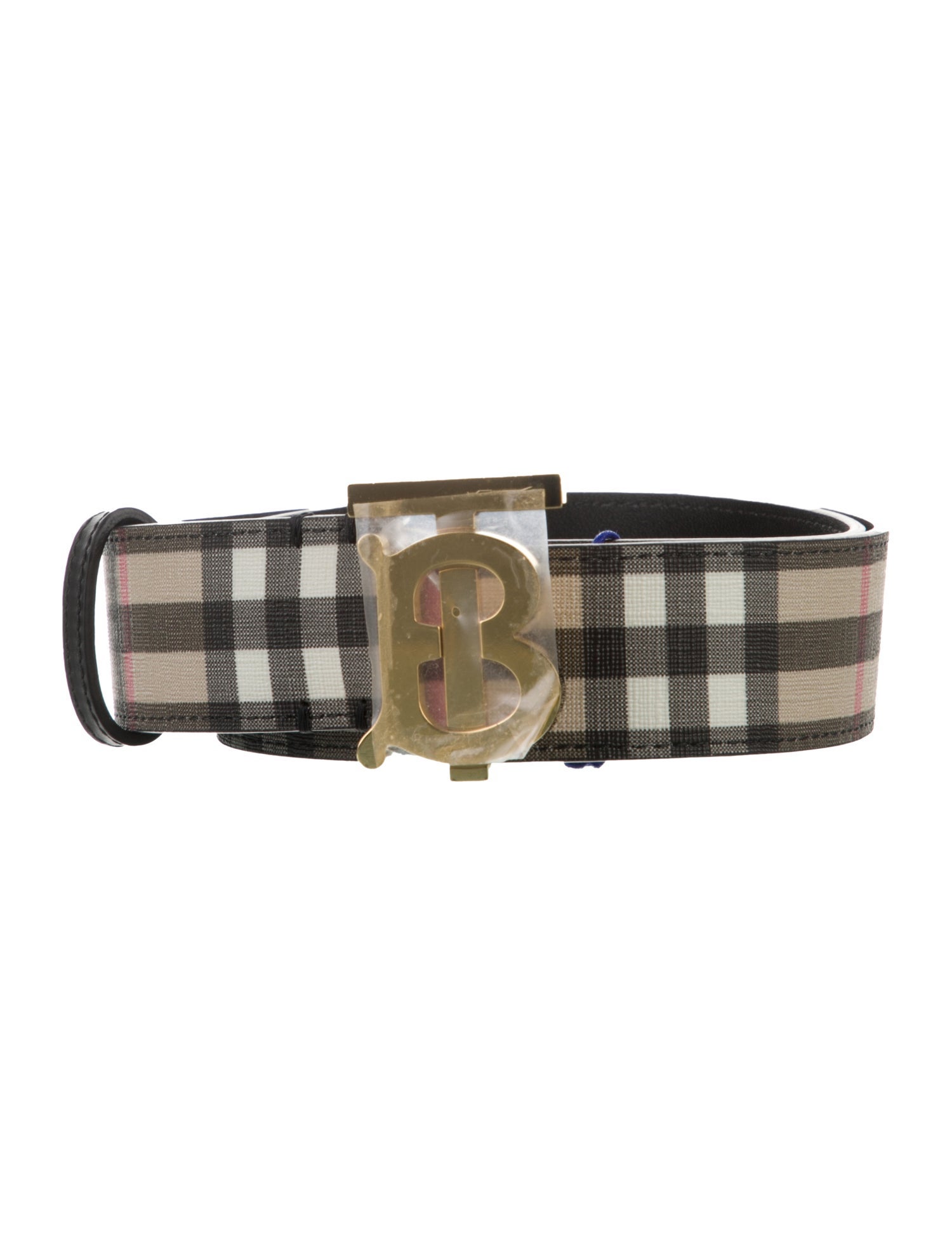 Burberry TB Reversible Vintage Check Waist Belt