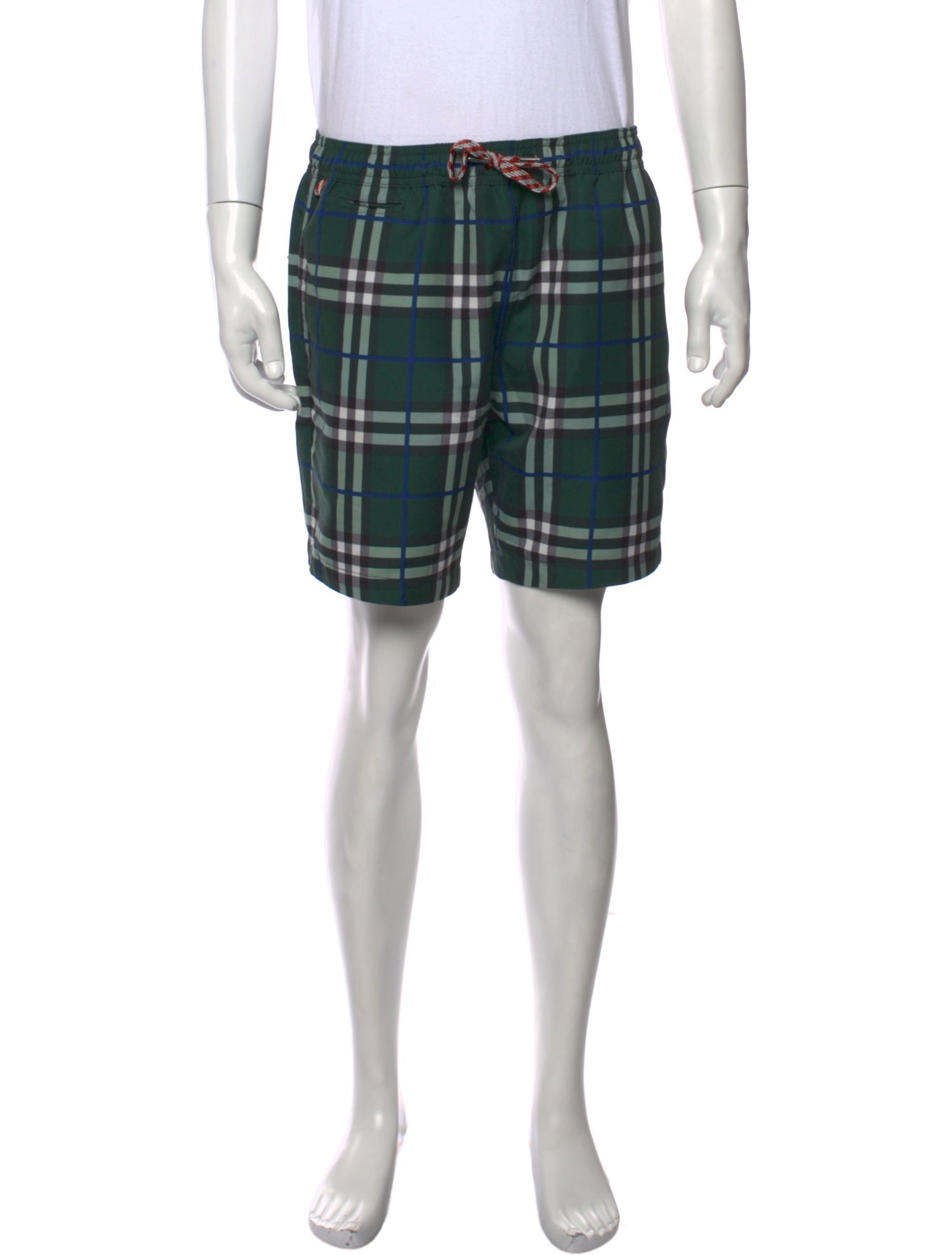 Burberry Nova Check Pattern Swim Trunks