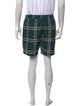 Burberry Nova Check Pattern Swim Trunks