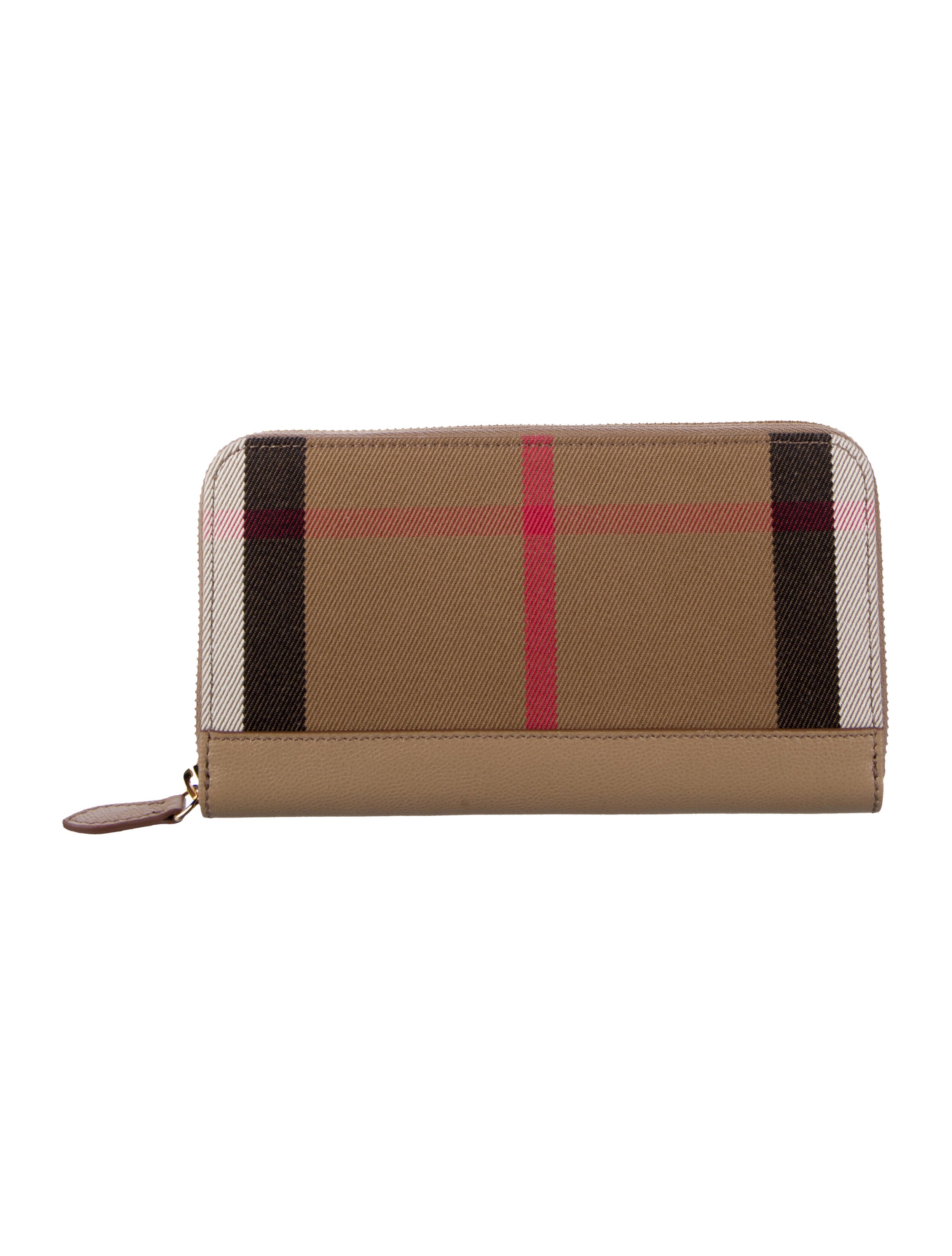 Burberry Canvas Printed Continental Wallet w/ Tags