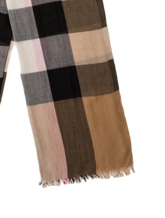 Burberry Cashmere Striped Scarf