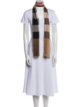 Burberry Cashmere Striped Scarf