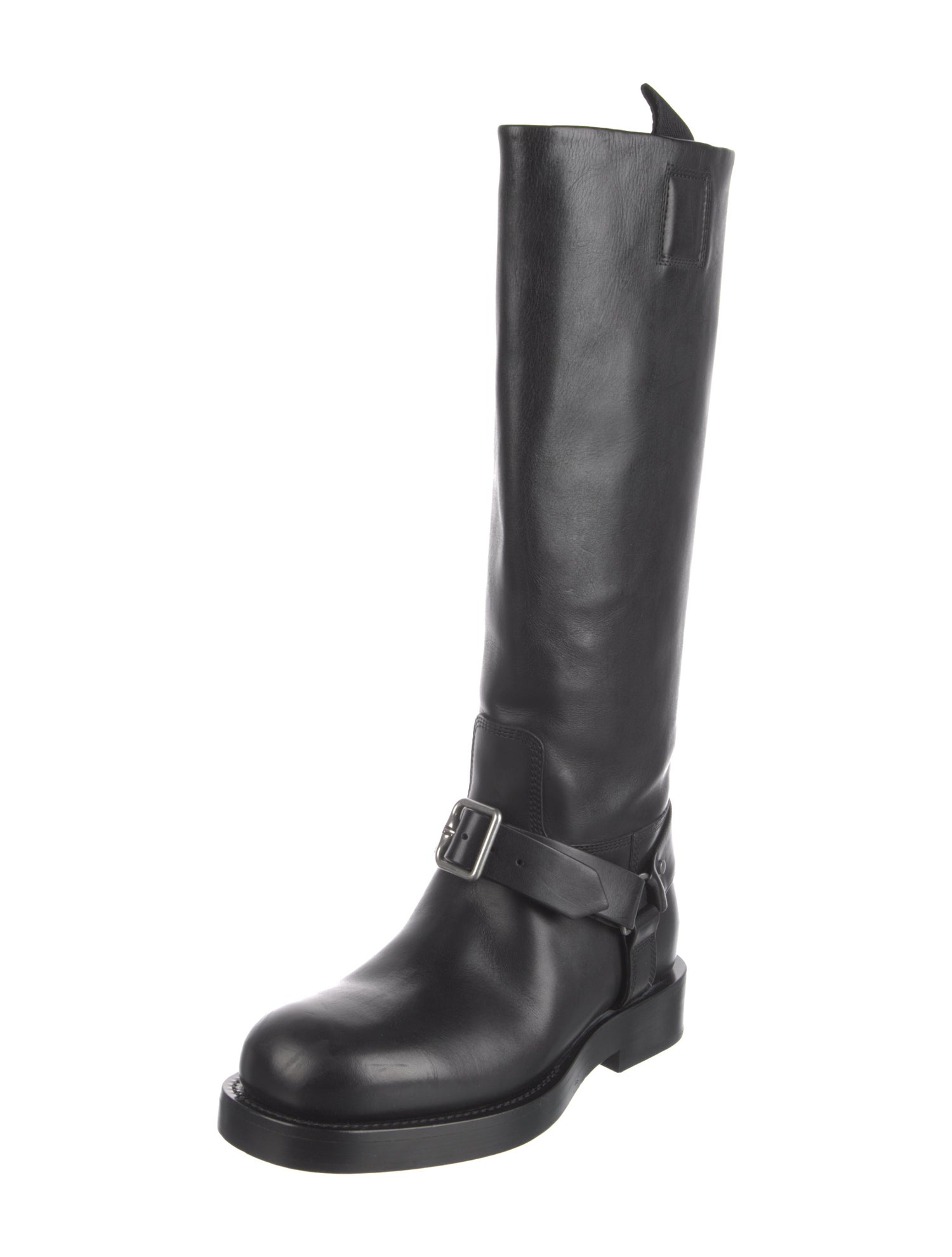 Burberry Leather Riding Boots