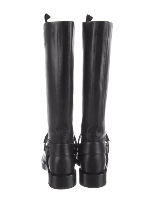 Burberry Leather Riding Boots
