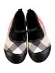 Burberry Check Print Flat Ballet Shoes