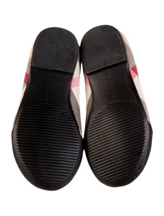 Burberry Check Print Flat Ballet Shoes