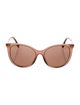 Burberry House Check Pattern Cat-Eye Sunglasses