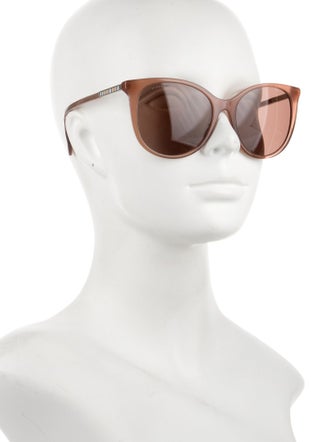 Burberry House Check Pattern Cat-Eye Sunglasses