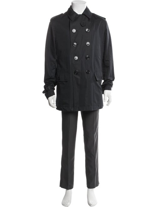 Burberry Abstract Check Trench Coat