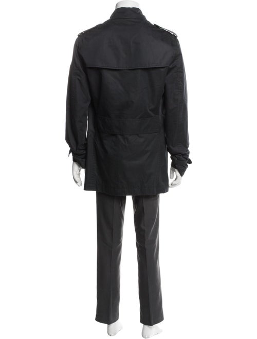 Burberry Abstract Check Trench Coat