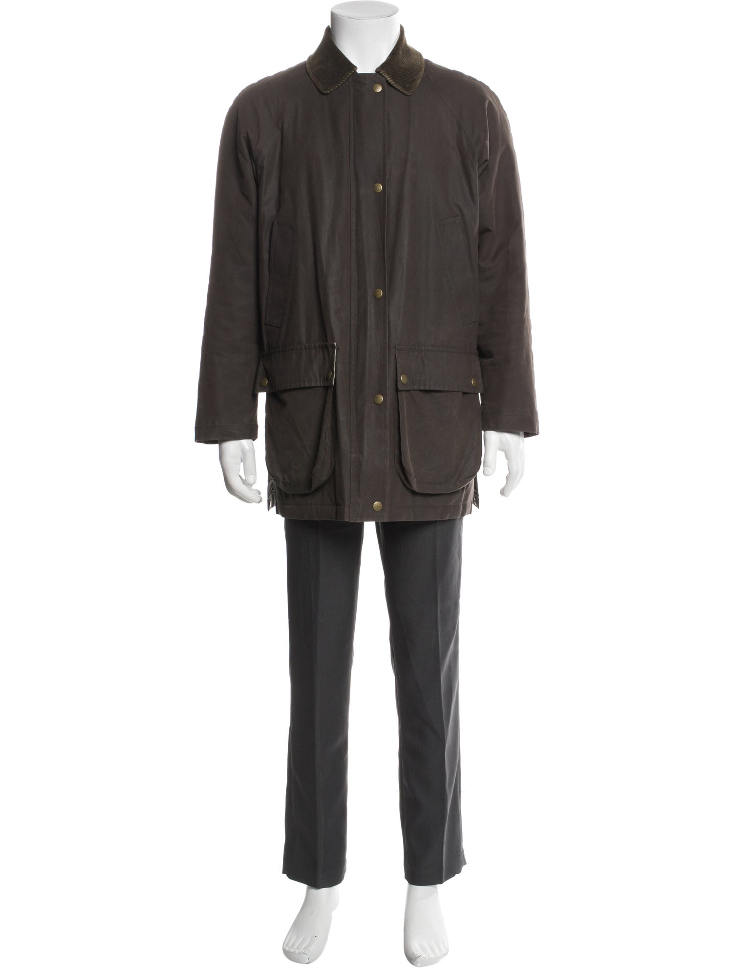 Burberry Abstract Check Parka