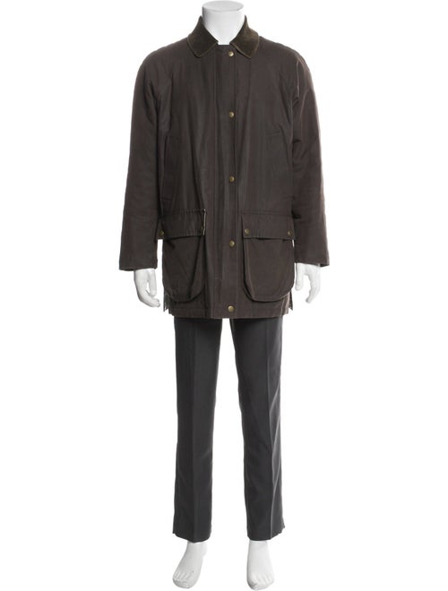 Burberry Abstract Check Parka