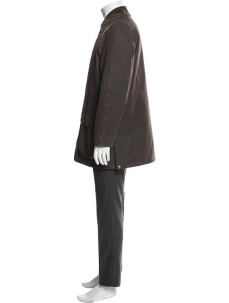 Burberry Abstract Check Parka