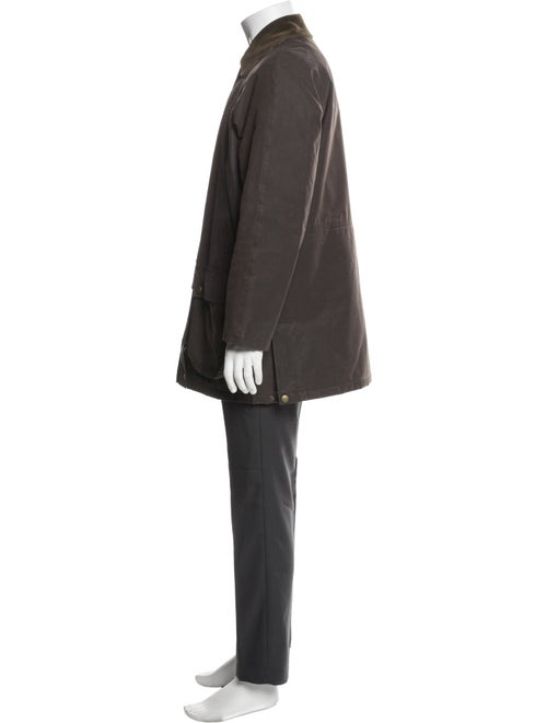 Burberry Abstract Check Parka