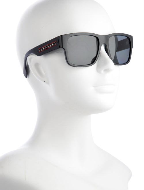 Burberry House Check Pattern Square Sunglasses