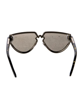 Burberry House Check Pattern Cat-Eye Sunglasses
