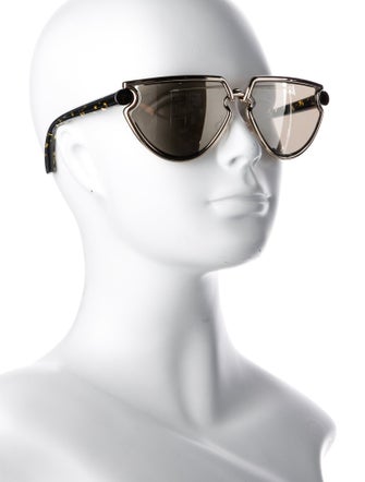 Burberry House Check Pattern Cat-Eye Sunglasses