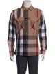 Burberry Exploded Check Pattern Long Sleeve Shirt